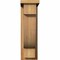 Ekena Millwork Alpine Rough Sawn Corbel w/Backplate, Western Red Cedar, 6"W x 12"D x 20"H COR06X12X20ALP01RWR - alternate 3